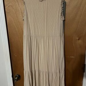 Magnolia Beige Maxi Dress